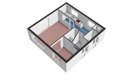 Plattegrond: Jagerskamp 31, Wageningen