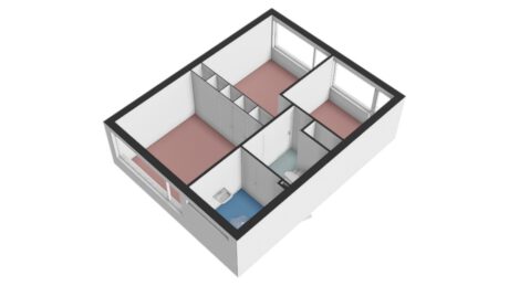 Plattegrond: de Hoef 74, Wageningen