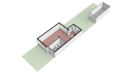Plattegrond: de Hoef 74, Wageningen