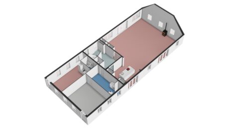 Plattegrond: Haarweg 12C, Wageningen