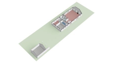 Plattegrond: Haarweg 12C, Wageningen