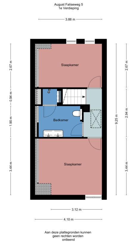 Plattegrond: August Faliseweg 5, Wageningen