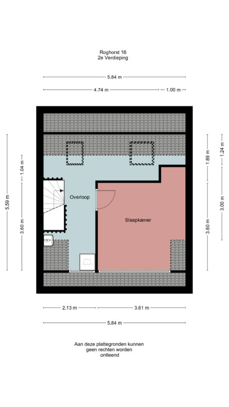 Plattegrond: Roghorst 16, Wageningen
