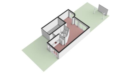 Plattegrond: Laantje van de Veertien Uilen 8, Wageningen