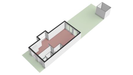 Plattegrond: Willem Berkhemerstraat 21, Wageningen