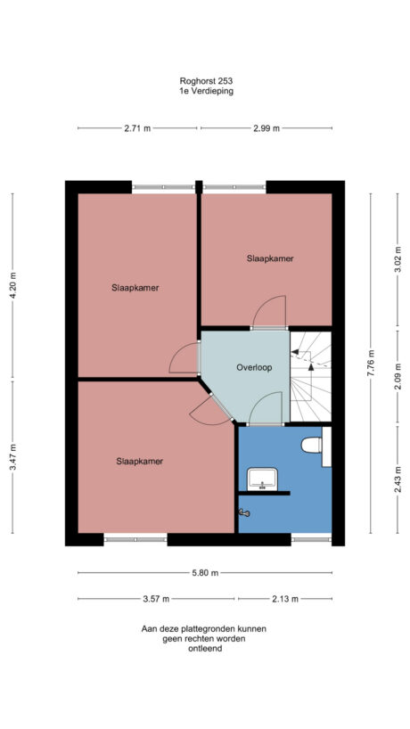 Plattegrond: Roghorst 253, Wageningen