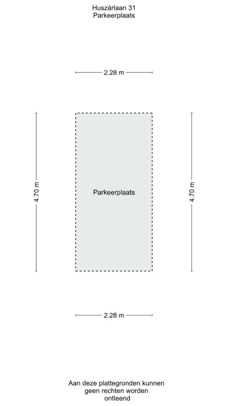 Plattegrond: Huszarlaan 31, Wageningen