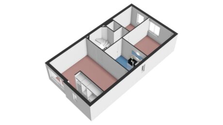 Plattegrond: Prof. Visserlaan 19, Wageningen