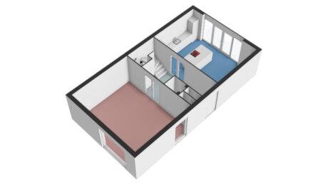 Plattegrond: Prof. Visserlaan 19, Wageningen