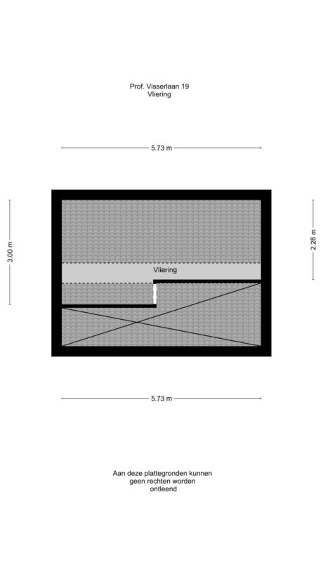 Plattegrond: Prof. Visserlaan 19, Wageningen