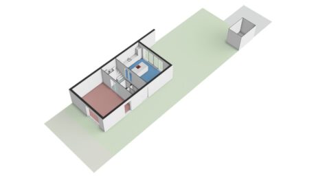Plattegrond: Prof. Visserlaan 19, Wageningen