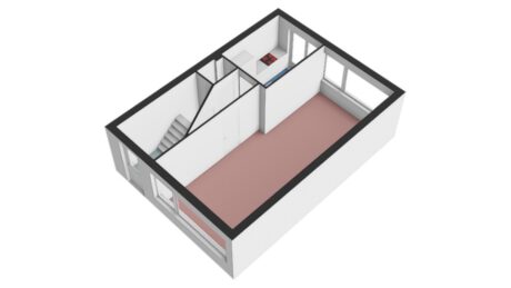Plattegrond: Meester van Damweg 12, Renkum