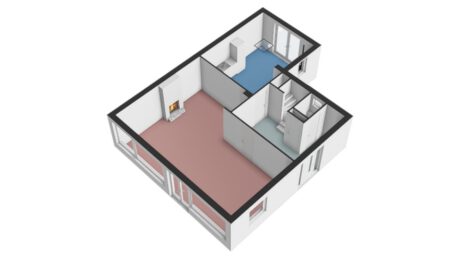 Plattegrond: Jagerskamp 47, Wageningen