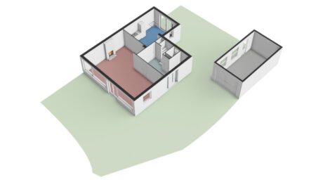 Plattegrond: Jagerskamp 47, Wageningen