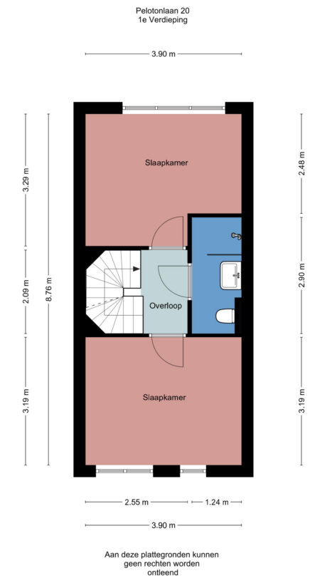 Plattegrond: Pelotonlaan 20, Ede