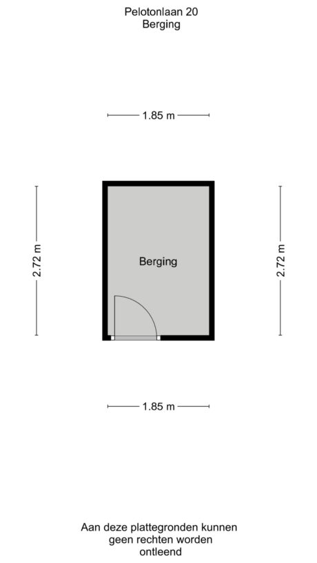 Plattegrond: Pelotonlaan 20, Ede