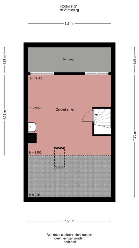 Plattegrond: Roghorst 21, Wageningen
