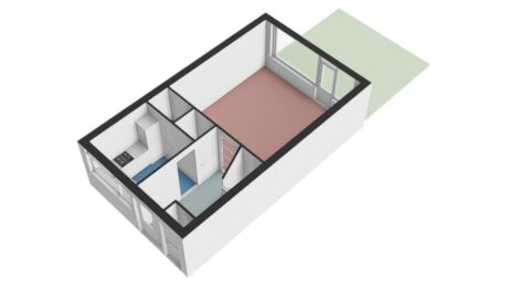 Plattegrond: Hollandseweg 134, Wageningen