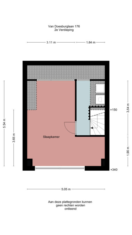 Plattegrond: Van Doesburglaan 176, Wageningen