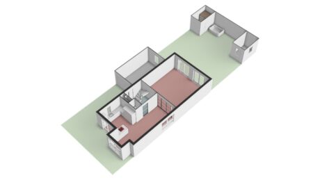 Plattegrond: Jan J. de Goedestraat 2, Wageningen