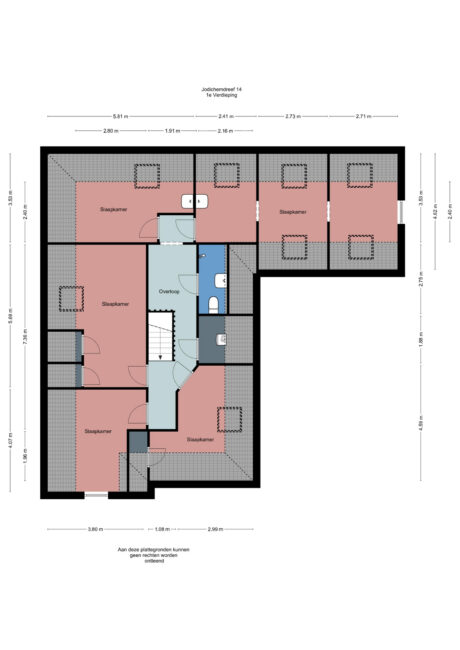 Plattegrond: Wilhelminaweg 24, Wageningen