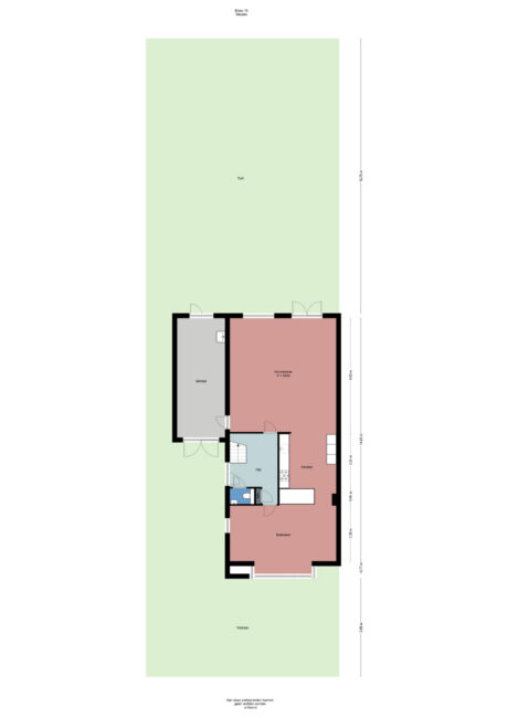 Plattegrond: Elstar 76, Wageningen