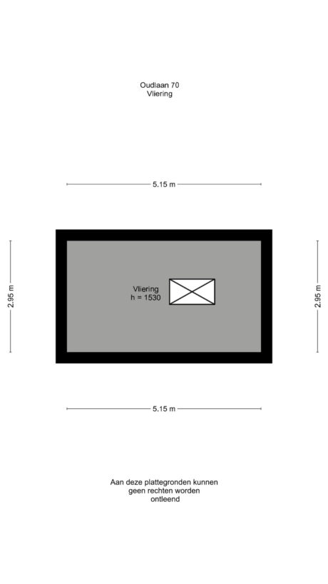 Plattegrond: Oudlaan 70, Wageningen