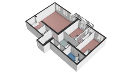 Plattegrond: Bassecour 60, Wageningen
