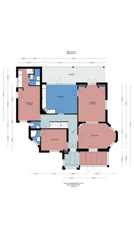 Plattegrond: Nieuweweg 14, Renkum