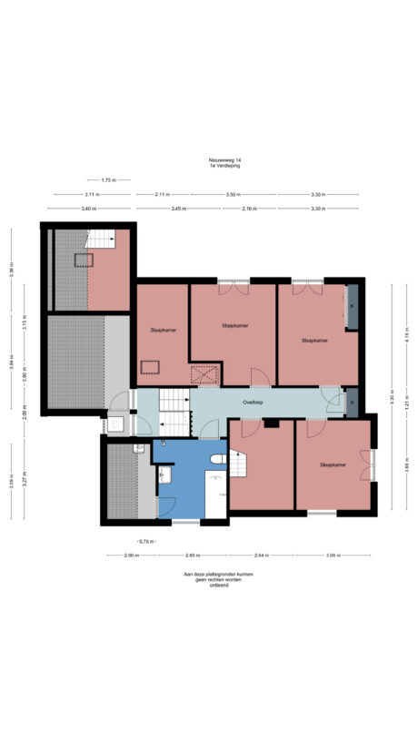 Plattegrond: Nieuweweg 14, Renkum