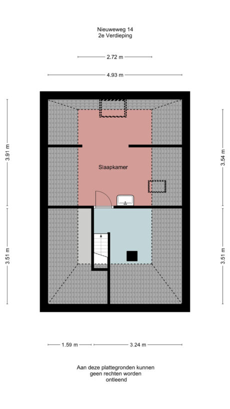 Plattegrond: Nieuweweg 14, Renkum