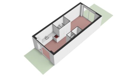 Plattegrond: Braambeshof 32, Ede