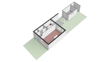 Plattegrond: Asserpark 8, Wageningen