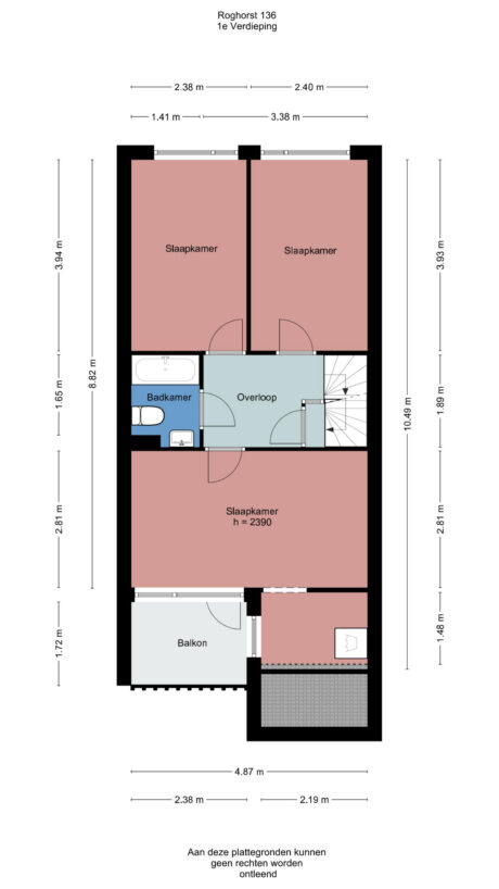 Plattegrond: Roghorst 136, Wageningen