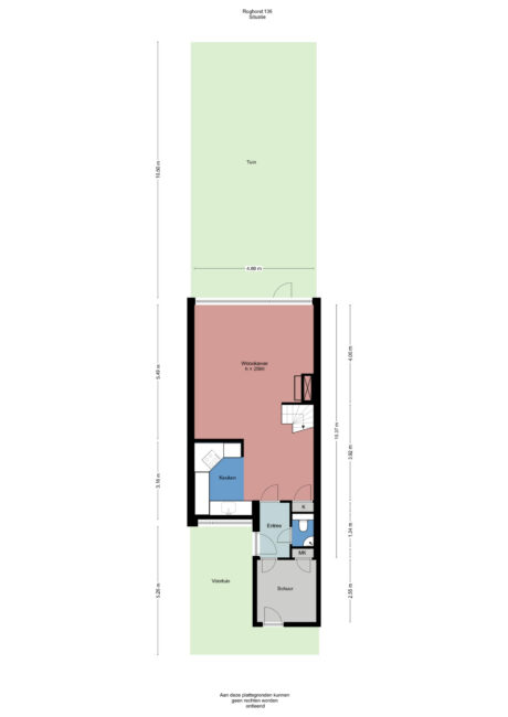 Plattegrond: Roghorst 136, Wageningen