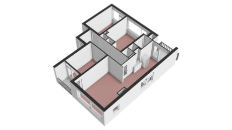 Plattegrond: Bernhardstraat 27I, Wageningen