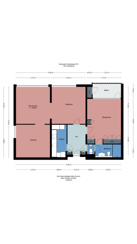 Plattegrond: Generaal Foulkesweg 379, Wageningen