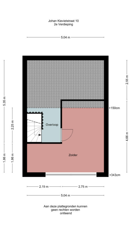 Plattegrond: Johan Kievietstraat 10, Wageningen