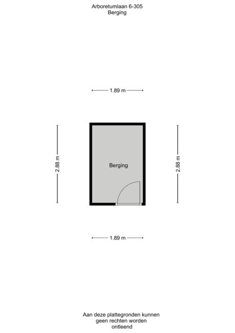 Plattegrond: Arboretumlaan 6305, Wageningen