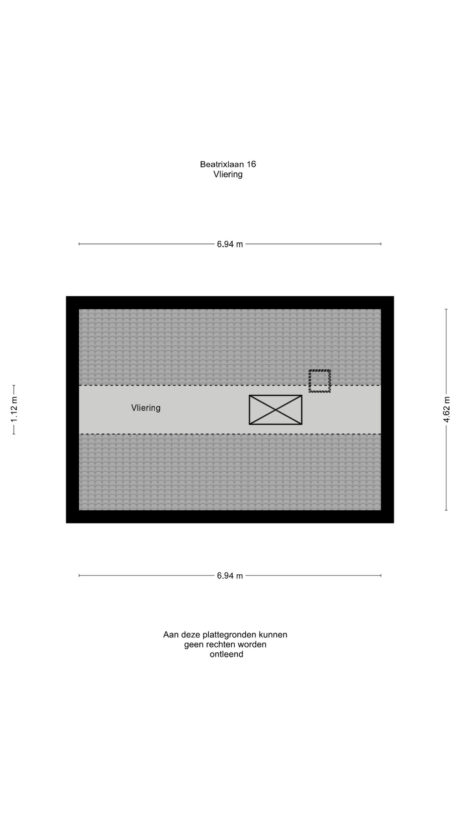 Plattegrond: Beatrixlaan 16, Ede