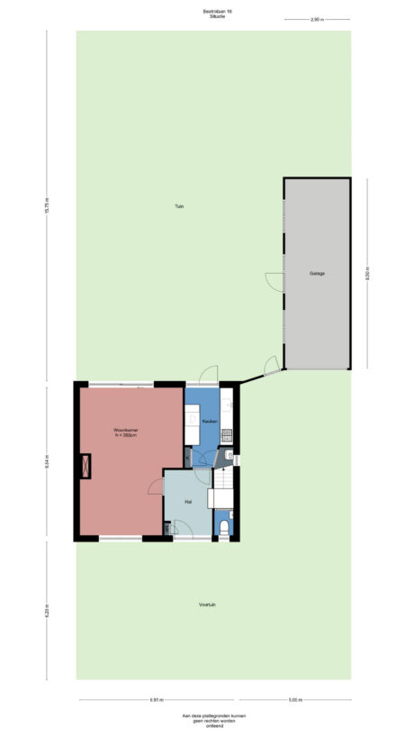 Plattegrond: Beatrixlaan 16, Ede