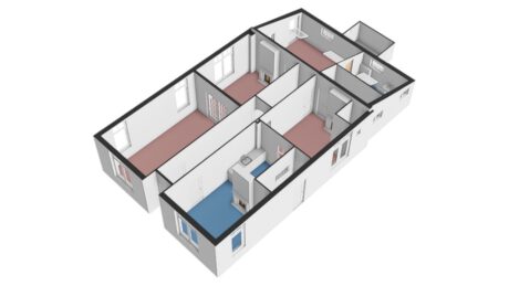 Plattegrond: Bergpad 1, Wageningen