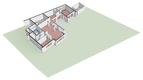 Plattegrond: Diedenweg 6, Wageningen