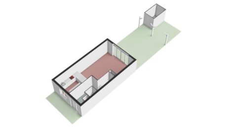Plattegrond: Binnenhaven 9, Wageningen