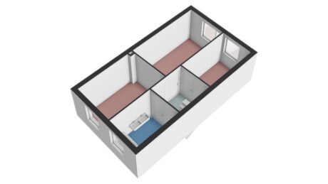 Plattegrond: Godfried Bomansstraat 9, Wageningen