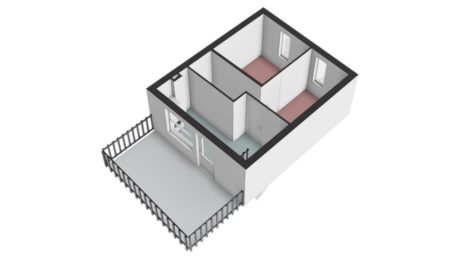 Plattegrond: Godfried Bomansstraat 9, Wageningen