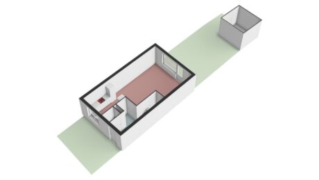 Plattegrond: Godfried Bomansstraat 9, Wageningen