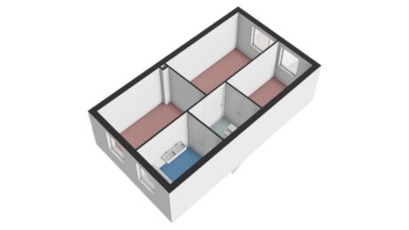 Plattegrond: Godfried Bomansstraat 9, Wageningen