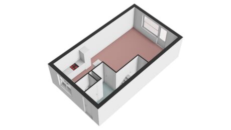 Plattegrond: Godfried Bomansstraat 9, Wageningen