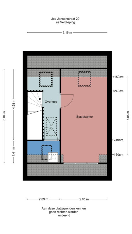 Plattegrond: Job Jansenstraat 29, Wageningen